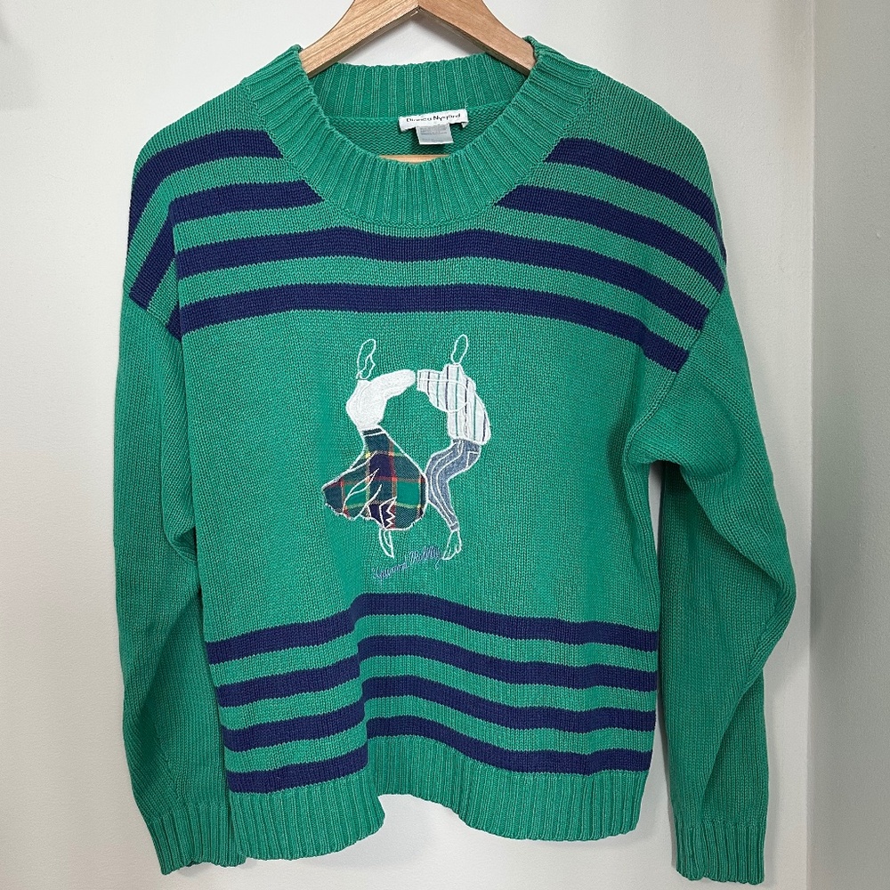 Vintage Bianca Nygard | Women’s Vintage Bianca Nygard Cotton Crew Embroidered